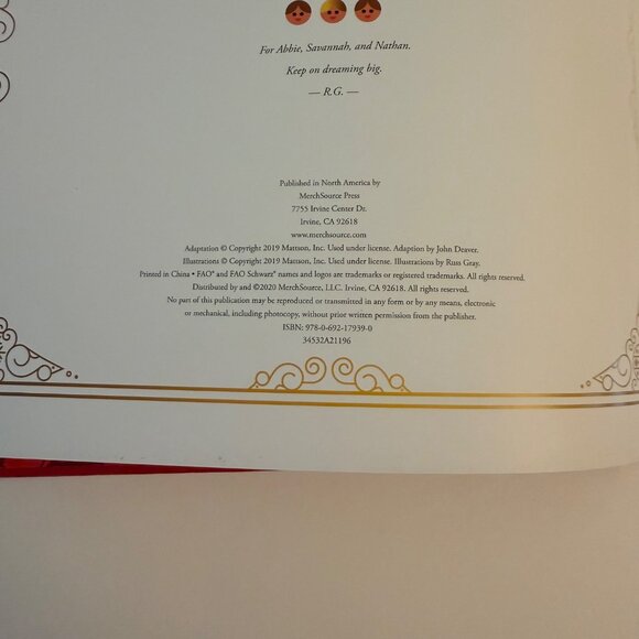 The Nutcracker And The Mouse King Hardcover Storybook By FAO Schwarz Christmas - Picture 4 of 15